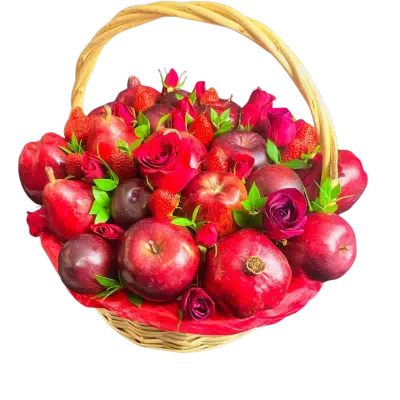 Apple gift basket