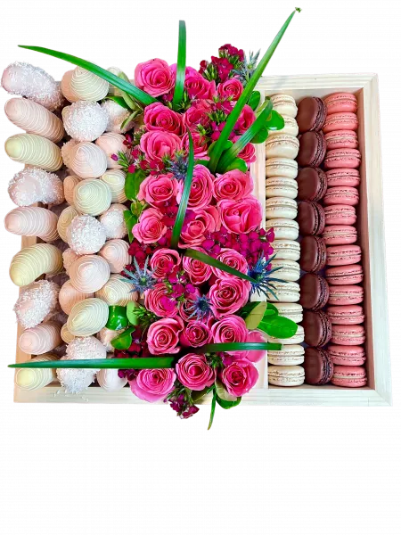 Box of Love with roses